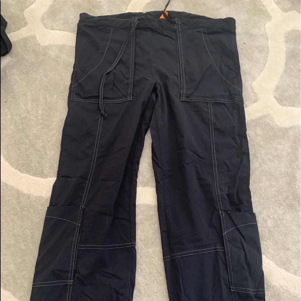 Black cargo pants